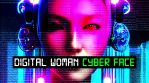 Digital Woman Cyber Face